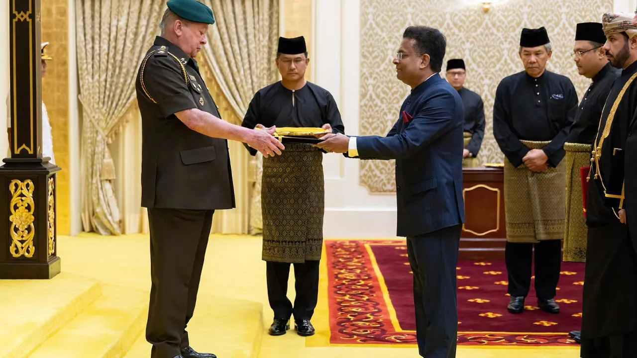 High Commissioner of India to Malaysia Shri Somnath Ghosh presented his Letter of Credence to His Majesty Sultan Ibrahim, the King of Malaysia, at a graceful ceremony at the Istana Negara on 19 October 2026.