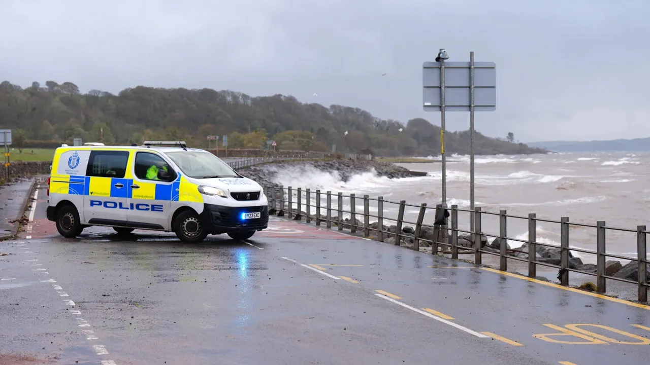 LONDON (AP) — The second of two storms to hit the U.K. this weekend brought widespread travel disruptions and power outages to Scotland, Northern Ireland and northern England on Sunday._AP
