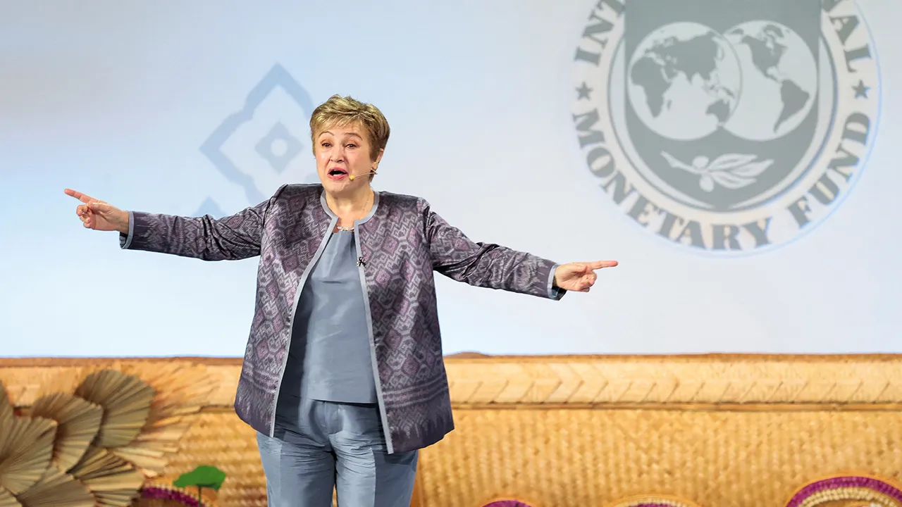 Kristalina Georgieva, Managing Director of IMF, attends the Annual Meetings Plenary for the IMF/World Bank 2026 Annual Meetings at Queen Sirikit National Convention Center (QSNCC) in Bangkok, Thailand, October 16, 2026. REUTERS