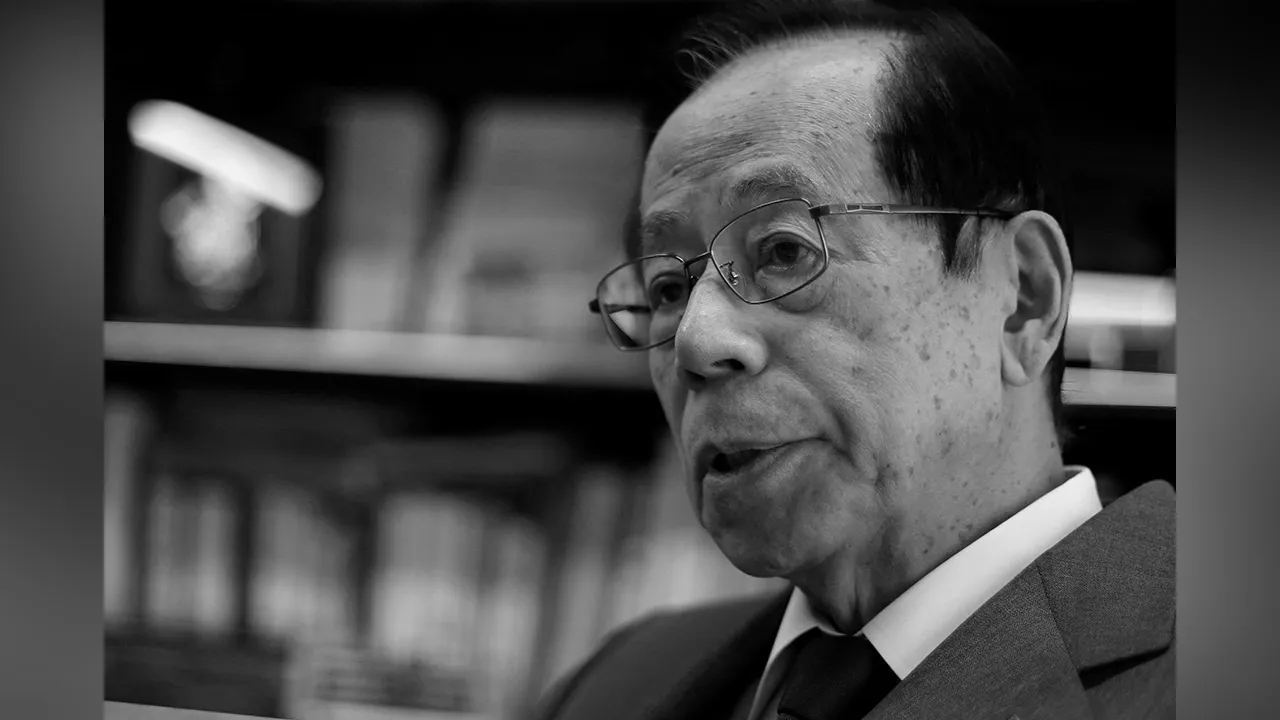 Former Japanese Prime Minister Yasuo Fukuda speaks during an interview with Reuters at his office in Tokyo January 19, 2015. Prime Minister Shinzo Abe could help remove international doubts about Japan's stance toward its wartime past by apologizing over World War Two in a statement he plans to mark the 70th anniversary of the war's end, said Fukuda. REUTERS/Yuya Shin