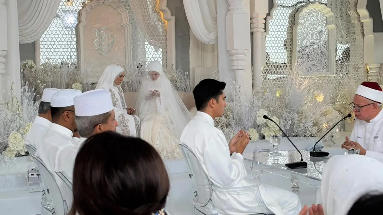 syed saddiq bella astillah akad nikah