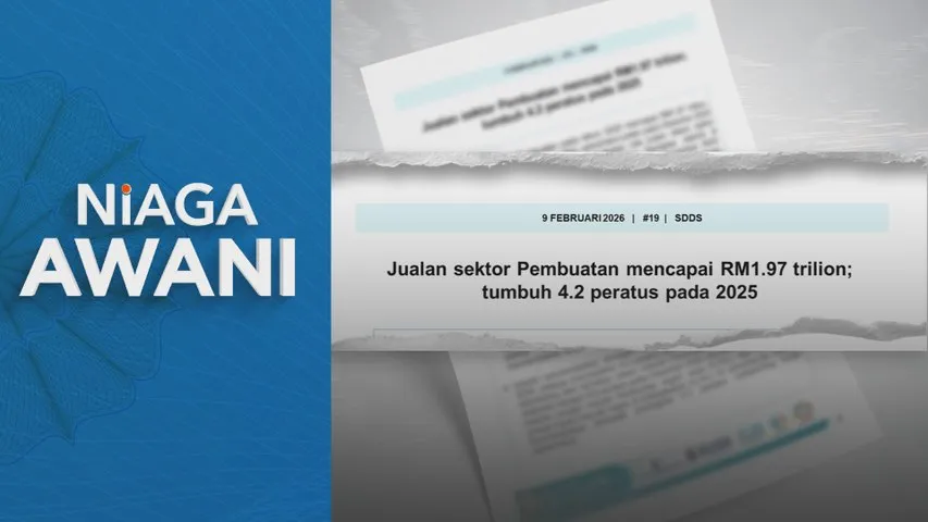Nilai jualan sektor pembuatan naik 4.2 peratus