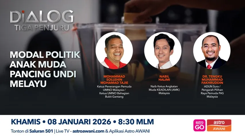 Dialog Tiga Penjuru: Modal politik anak muda pancing undi Melayu
