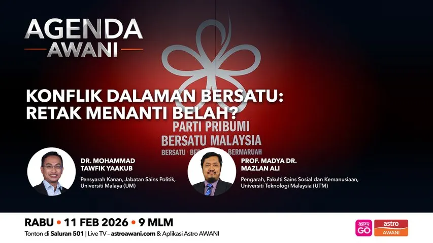 Agenda Awani: Konflik Dalaman Bersatu | Retak Menanti Belah?