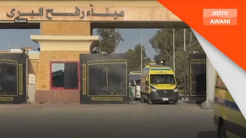 Hanya 100 pesakit Palestin dipindahkan selepas pintu Rafah dibuka