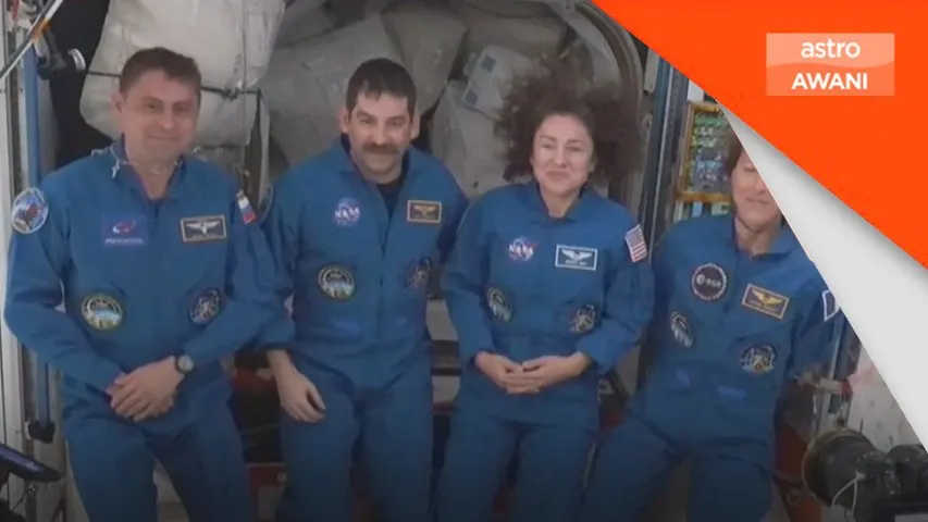 Empat angkasawan tiba di ISS bagi misi sains lapan bulan