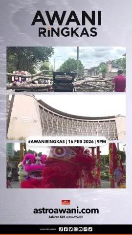 #AWANIRingkas 16 Februari 2026 | 9PM