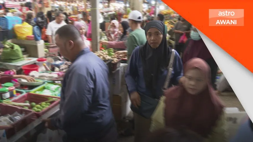 Pasar Chow Kit sesak, pembeli serbu buat persiapan akhir