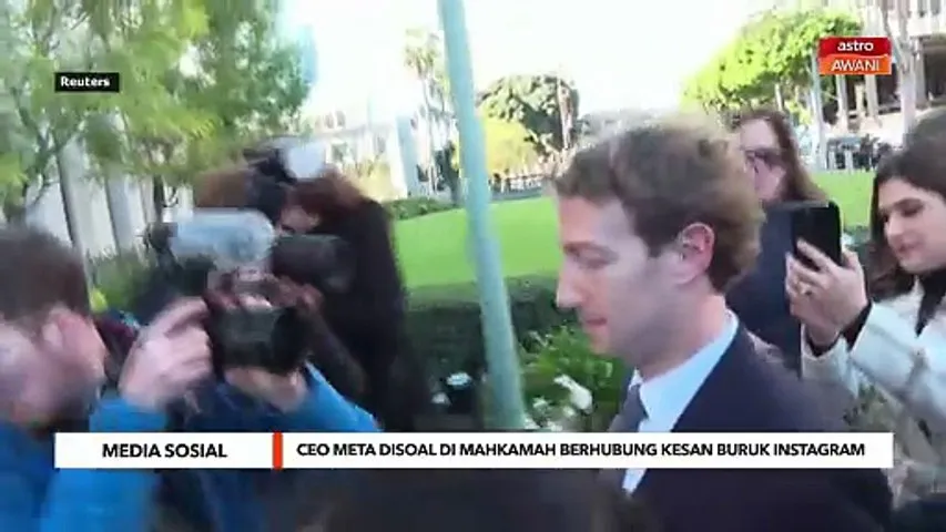 Mark Zuckerberg disoal di mahkamah AS berhubung kesan Instagram terhadap remaja