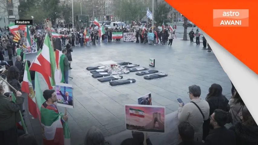 Protes desak AS campur tangan di Iran