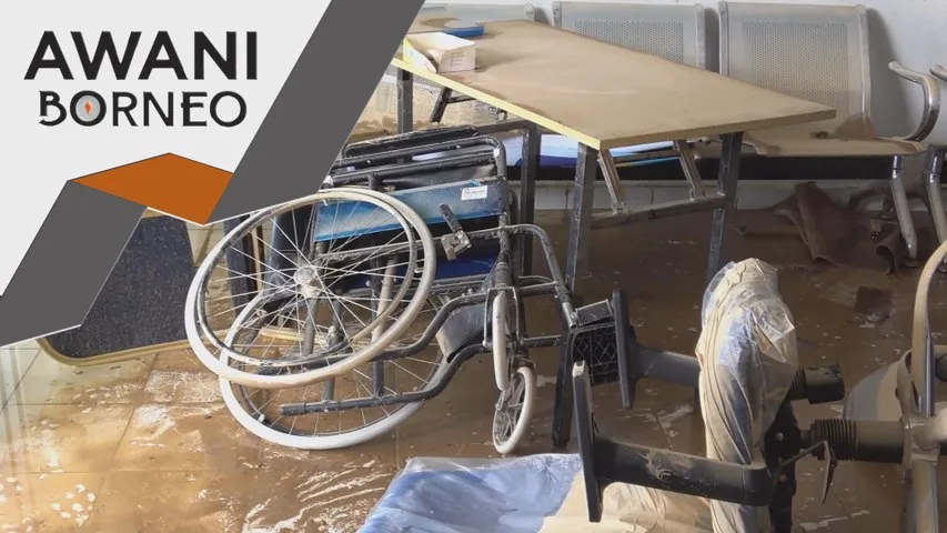 Klinik Kesihatan Tangkarason, Paitan mengalami kerosakan teruk akibat banjir.