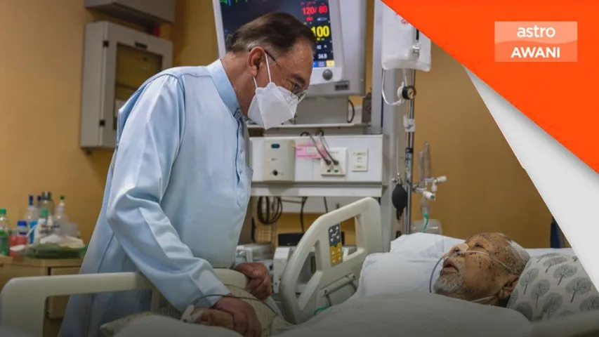 PM Anwar ziarah Mursyidul Am PAS di Hospital Pulau Pinang