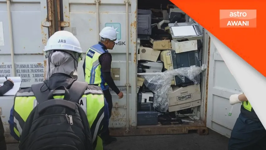 72 kontena e‑waste dikesan, Malaysia jadi pelupusan haram