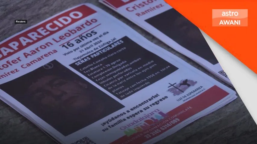 Waris individu hilang persoal keselamatan Mexico