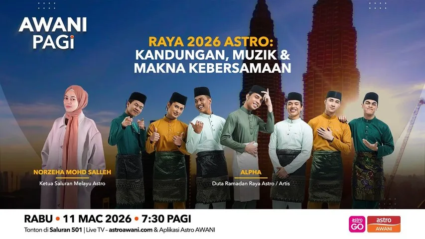 AWANI Pagi: Raya 2026 Astro | Kandungan, Muzik & Makna Kebersamaan