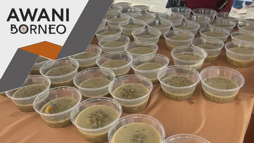 Bubur kacang juadah berbuka puasa masyarakat bisaya