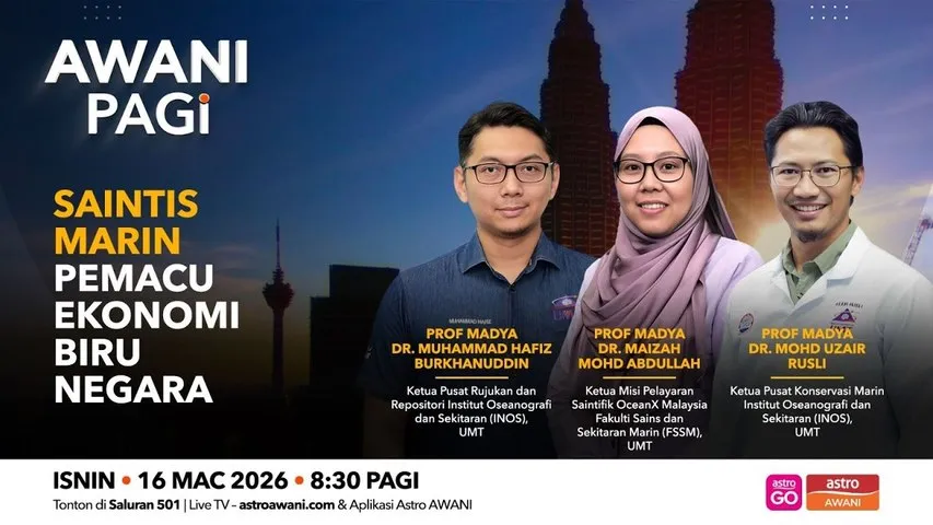 AWANI Pagi: Saintis marin pemacu ekonomi biru negara