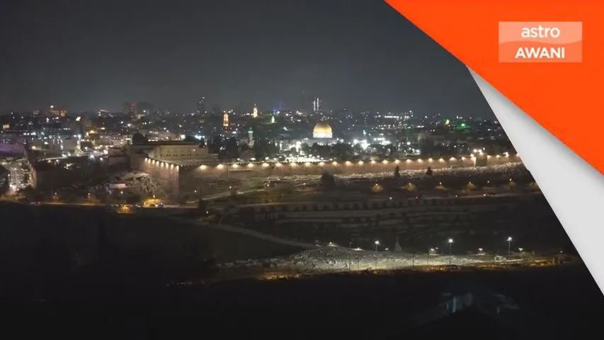 Konflik Asia Barat: Israel masih halang akses Masjid Al-Aqsa, rakyat Palestin solat di kawasan sekitar