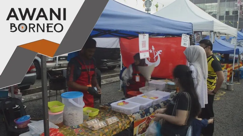 Nasi Kerabu dan Maggie Kerabu tarikan di Bazar Bataras