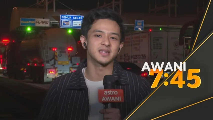 Situasi trafik menuju arah Pantai Timur