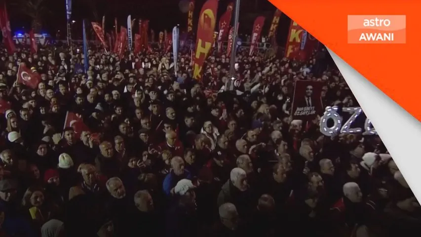 Puluhan ribu berhimpun sokong Imamoglu di Istanbul