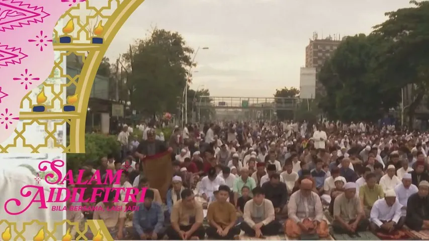 Kemeriahan sambutan lebaran di Indonesia