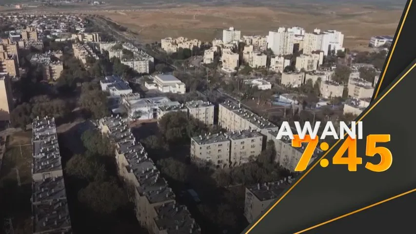 Arad Israel parah diserang peluru berpandu Iran