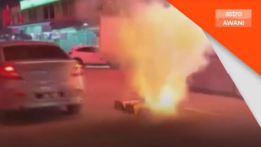 Polis tahan lelaki disyaki bakar mercun secara berbahaya