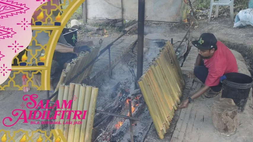 Lemang Semenanjung laris di Sandakan