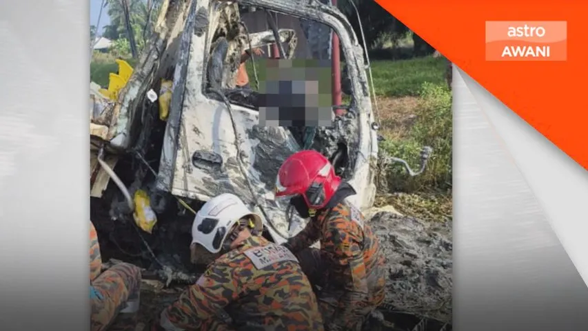 Pemandu lori maut kemalangan di Kuala Selangor