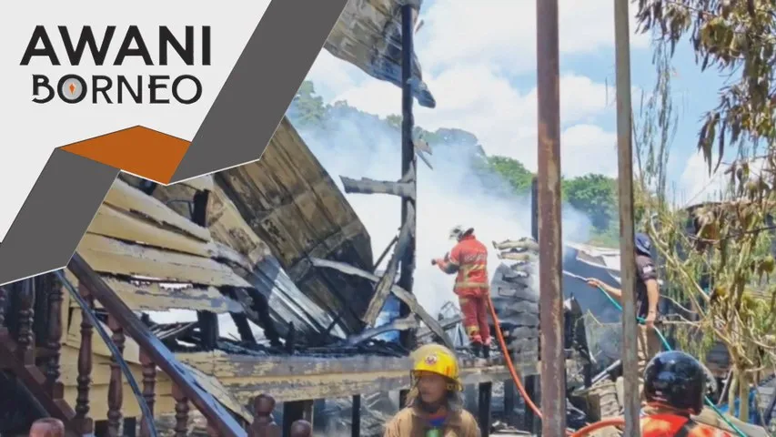 Empat rumah, sebuah kedai musnah dalam kebakaran