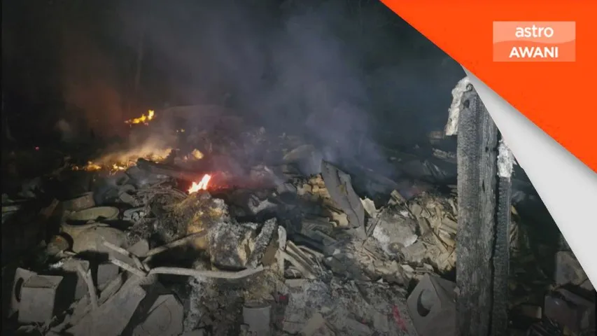 Rumah atas air musnah terbakar, warga emas ditemukan rentung