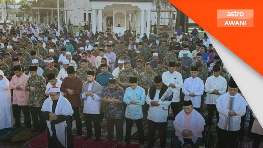 Raja Perlis berangkat solat Al‑Istisqa’ di Arau, Perlis mohon hujan di tengah kemarau panjang