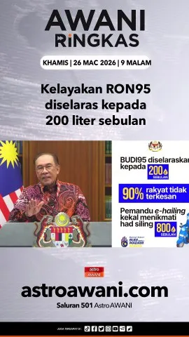 #AWANIRingkas 26 Mac 2026 | 9PM