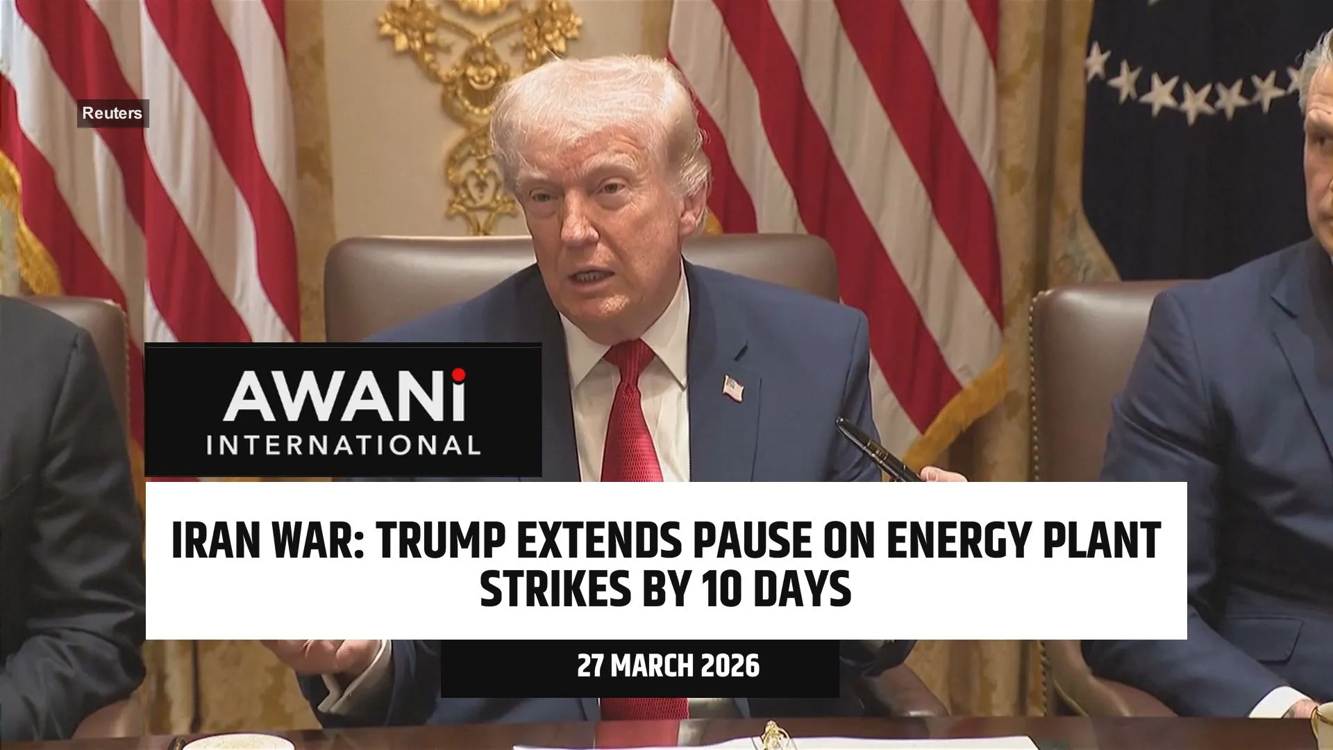 Trump extends pause on Iran energy plant strikes by 10 days