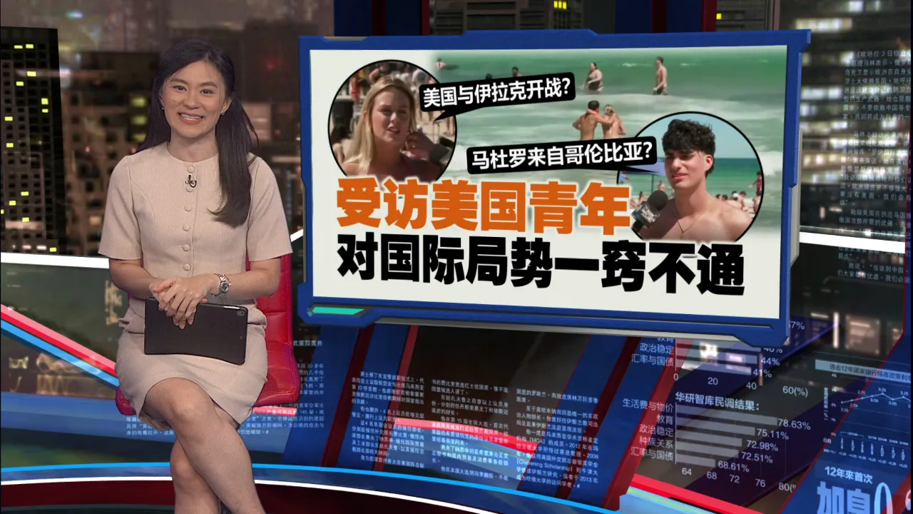 街访美国大学生谈美伊战争     受访青年：可派比基尼女郎色诱敌军