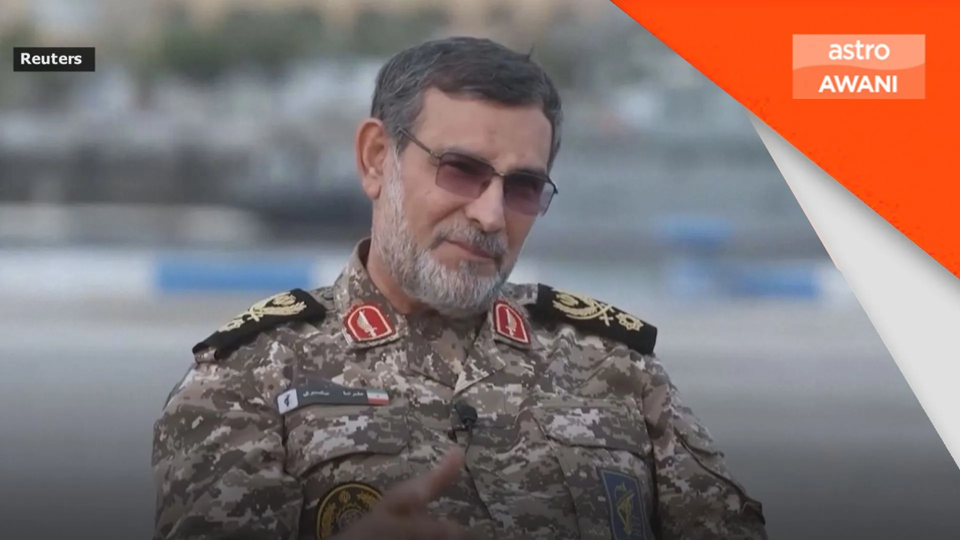 Iran sahkan kematian Laksamana Alireza Tangsiri