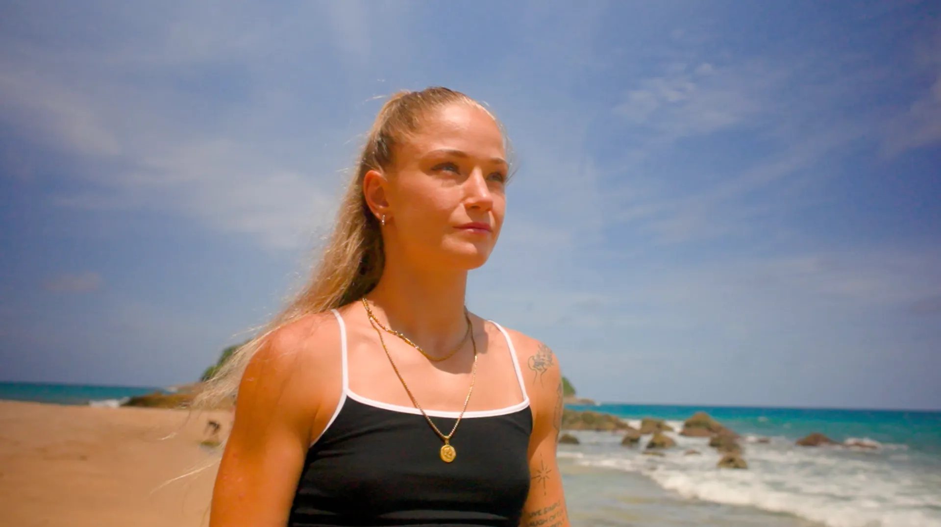 Stella Hemetsberger with her game face on