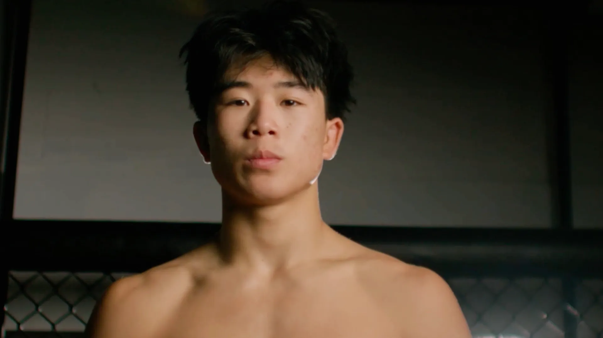 Adrian Lee puts his game face on