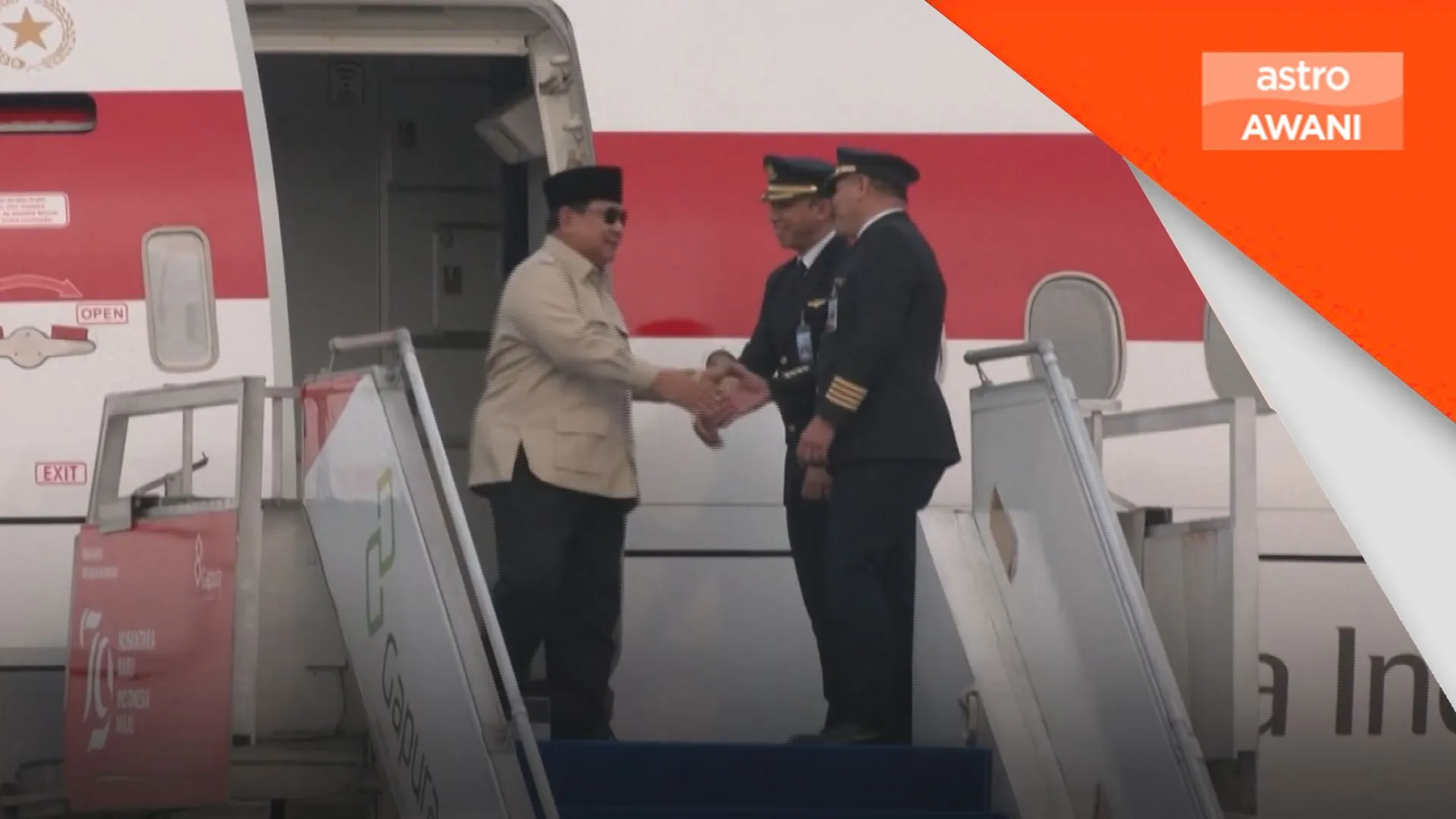 Prabowo Subianto mulakan lawatan rasmi ke Jepun
