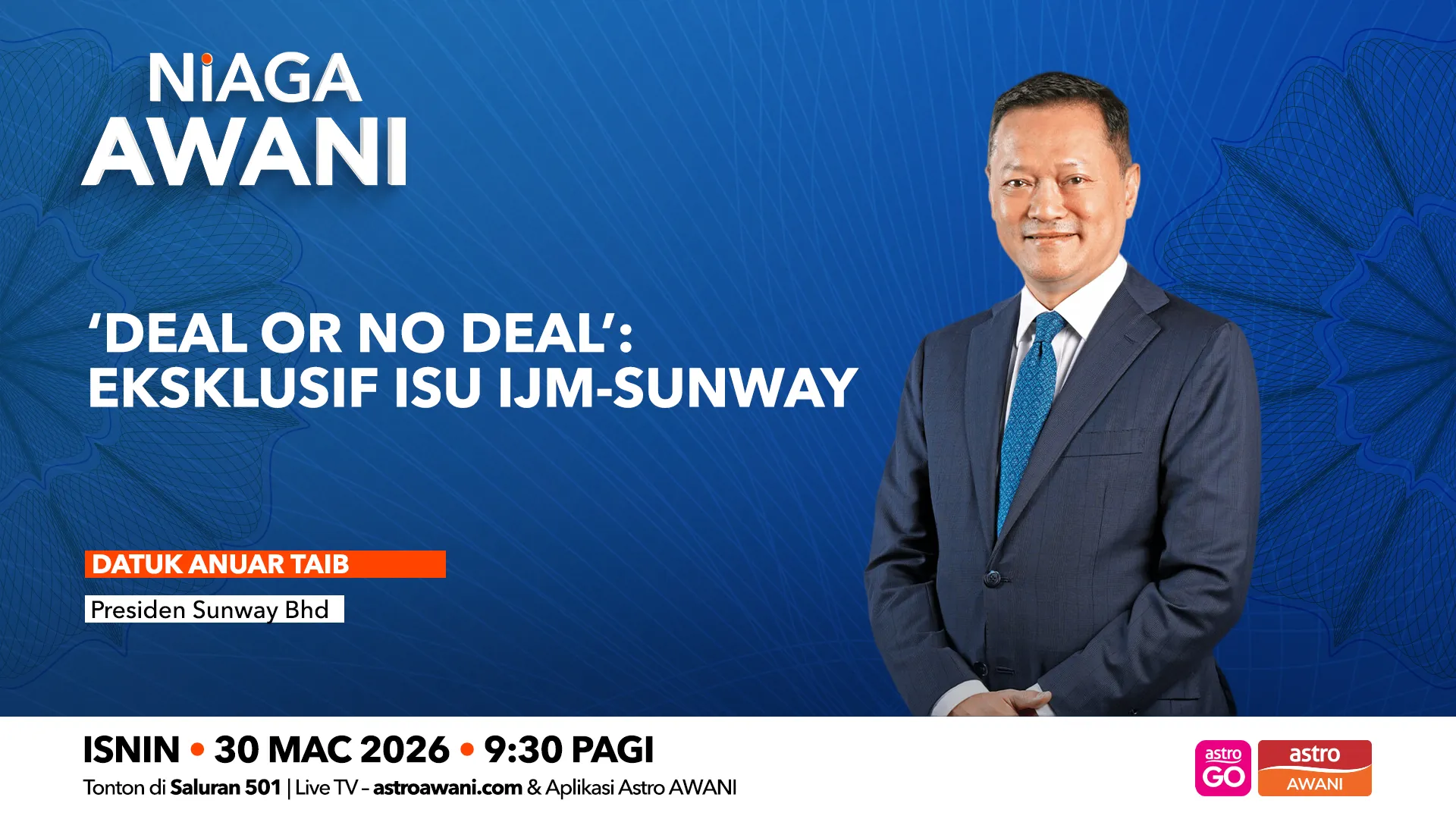 Niaga AWANI: ‘Deal or No Deal’ | Ekslusif isu IJM-Sunway