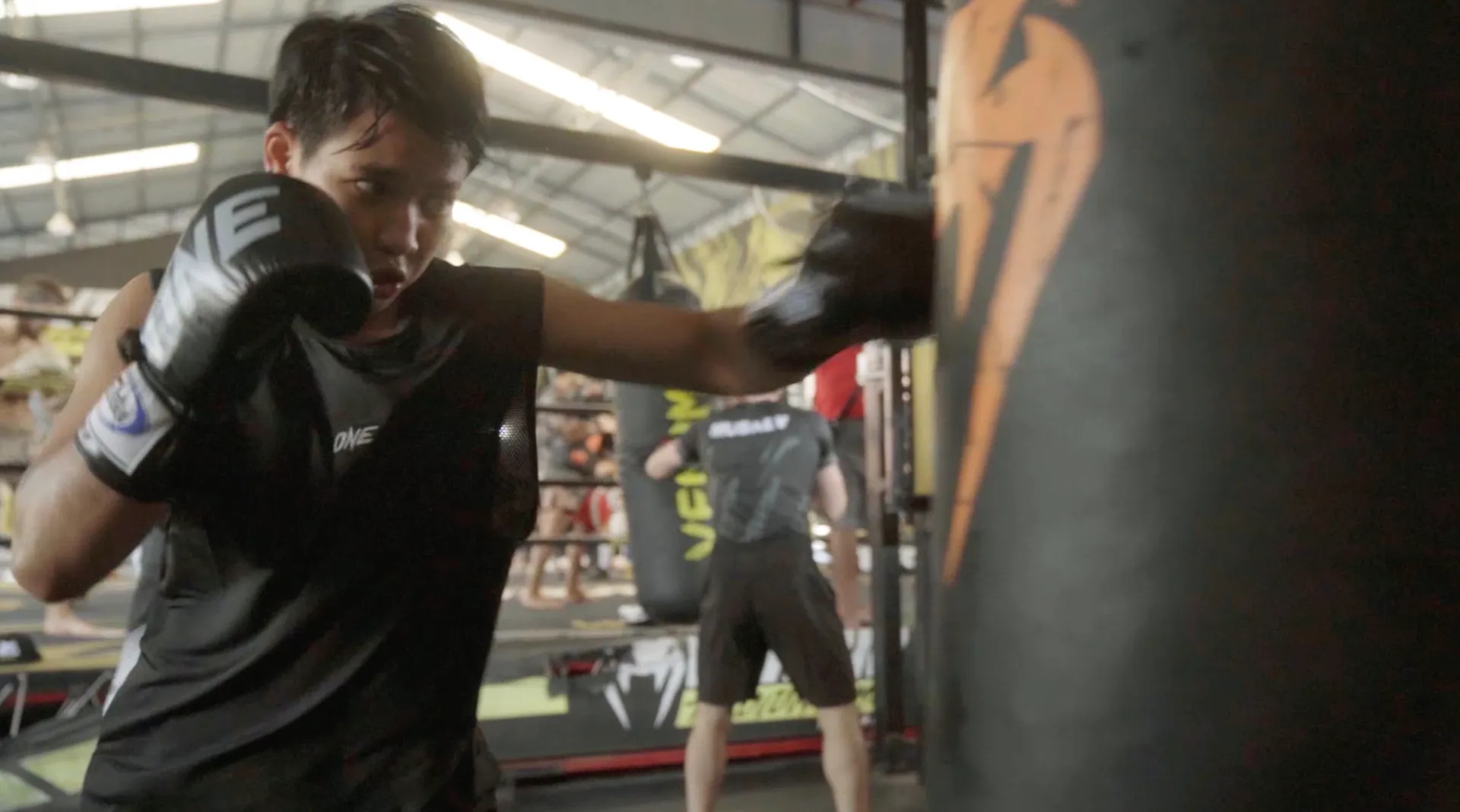 Phetjeeja puts in the hard work in training