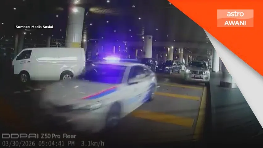 Lelaki 31 rekod jenayah langgar 5 kenderaan sebelum ditahan