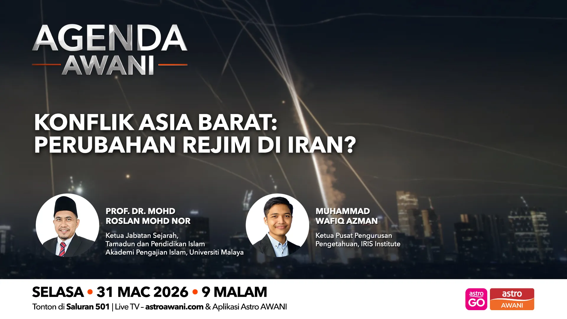 Agenda AWANI: Konflik Asia Barat | Perubahan rejim di Iran