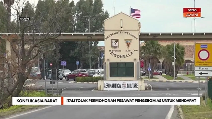 Itali tolak permohonan pesawat pengebom AS mendarat di Sicily