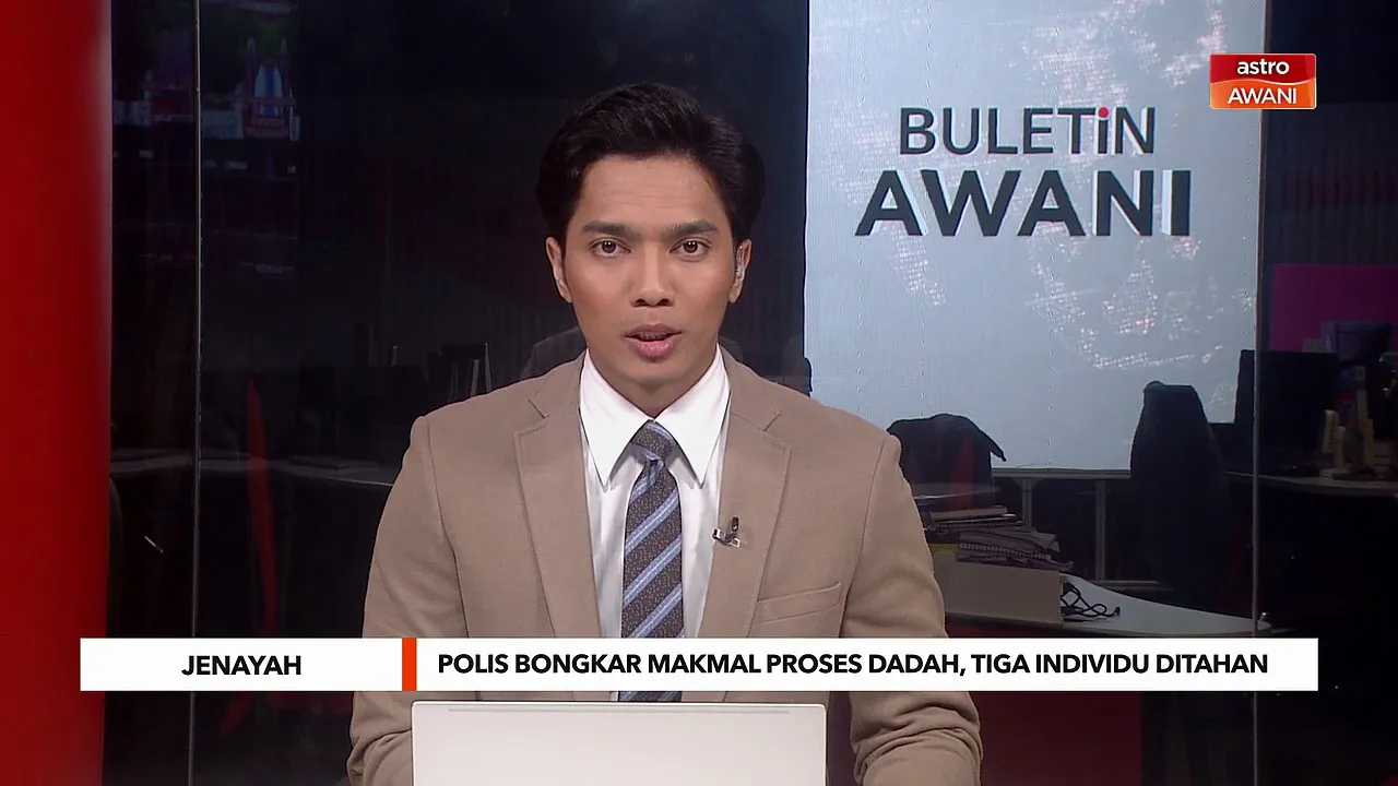 Polis bongkar makmal proses dadah, tiga individu ditahan