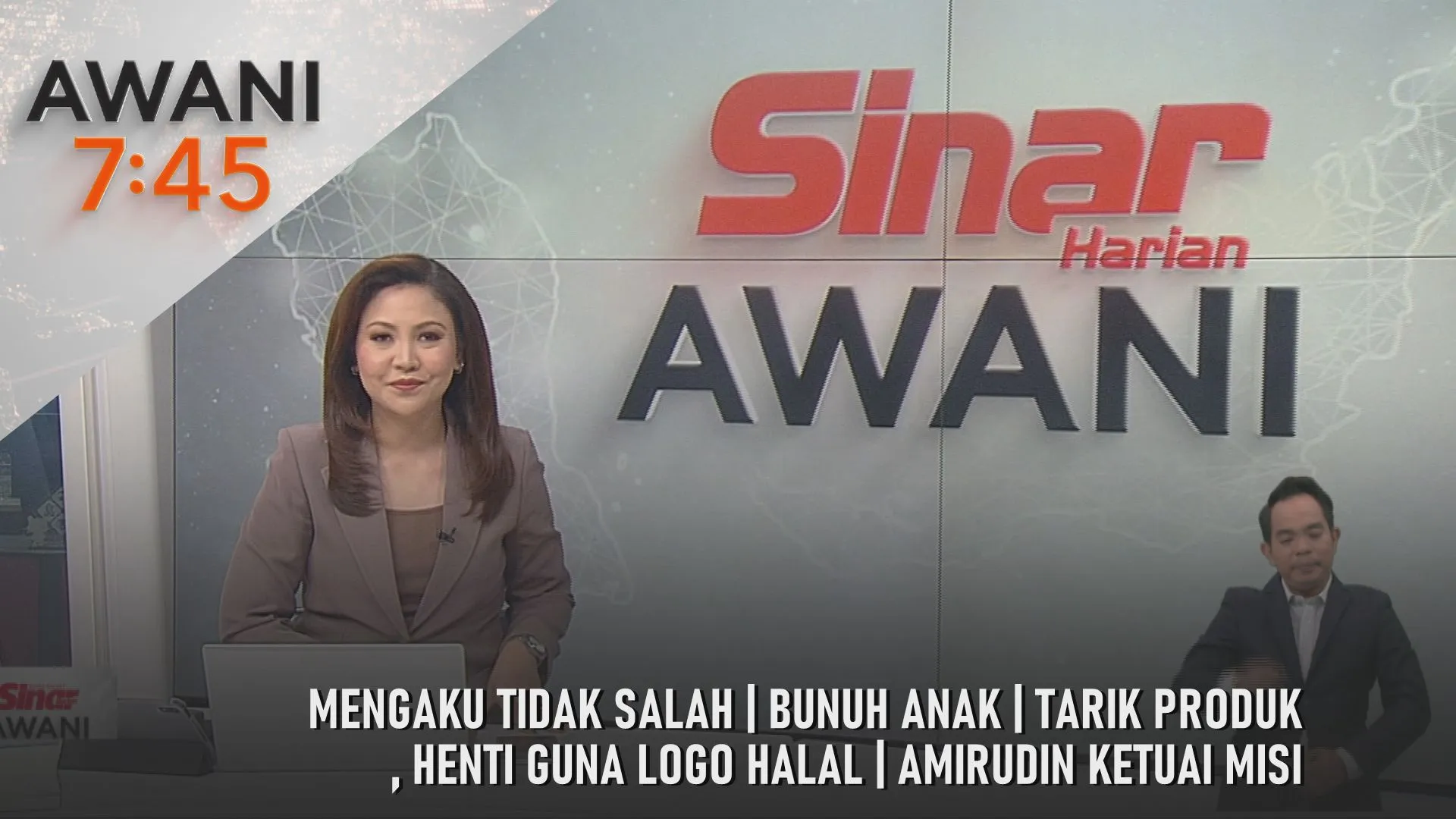 AWANI 7:45 [3/4/2026] – Mengaku tidak salah | Bunuh anak | Tarik produk, henti guna logo halal