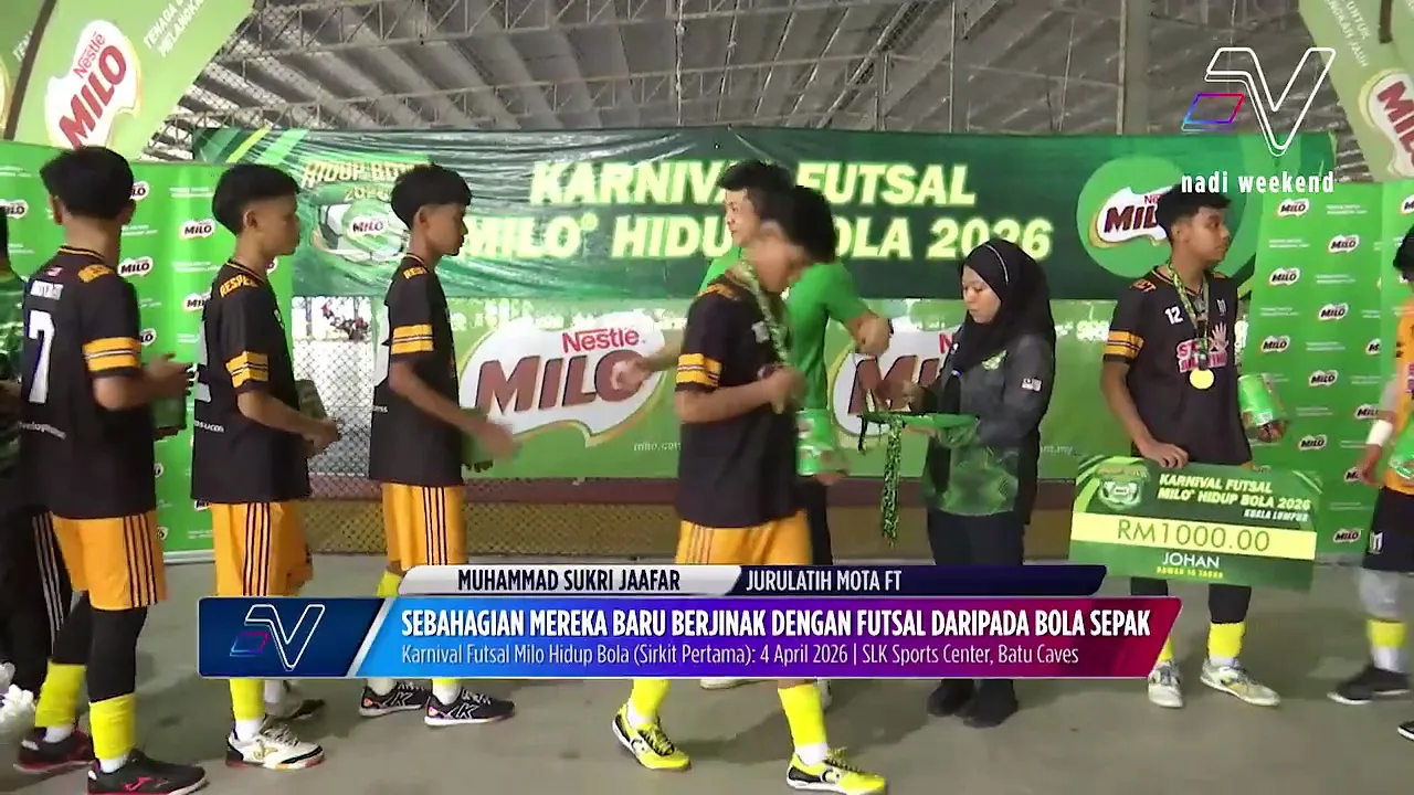 Sirkit pertama Karnival Futsal Milo Hidup Bola kini bermula