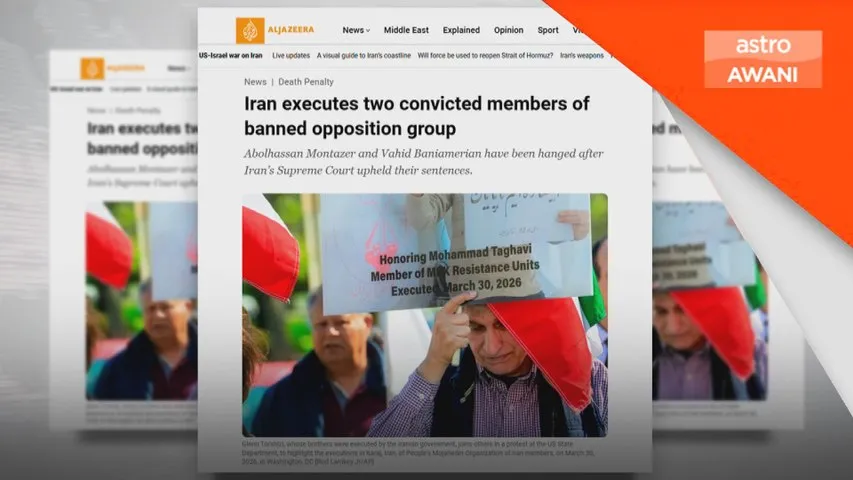 Dua anggota kumpulan pembangkang haram di Iran dihukum gantung mati