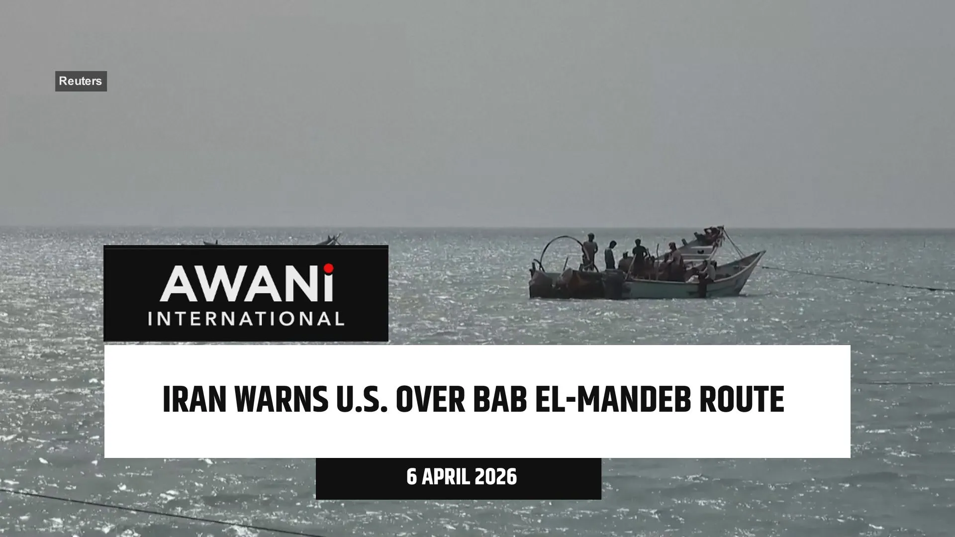 Iran warns U.S. over Bab el-Mandeb route